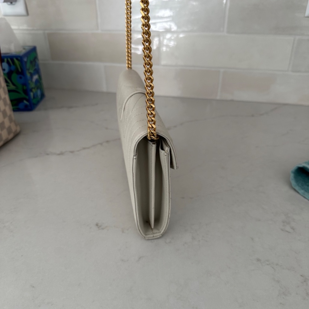 Ysl Envelope Chain Wallet Gem